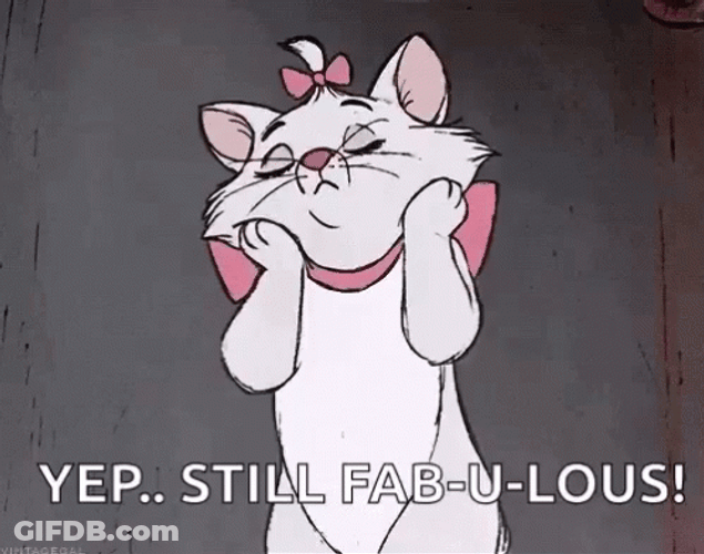 Marie Aristocats Yep Still Fabulous GIF