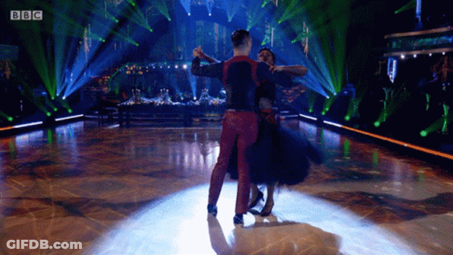 Marilu Henner & Derek Hough Waltz GIF