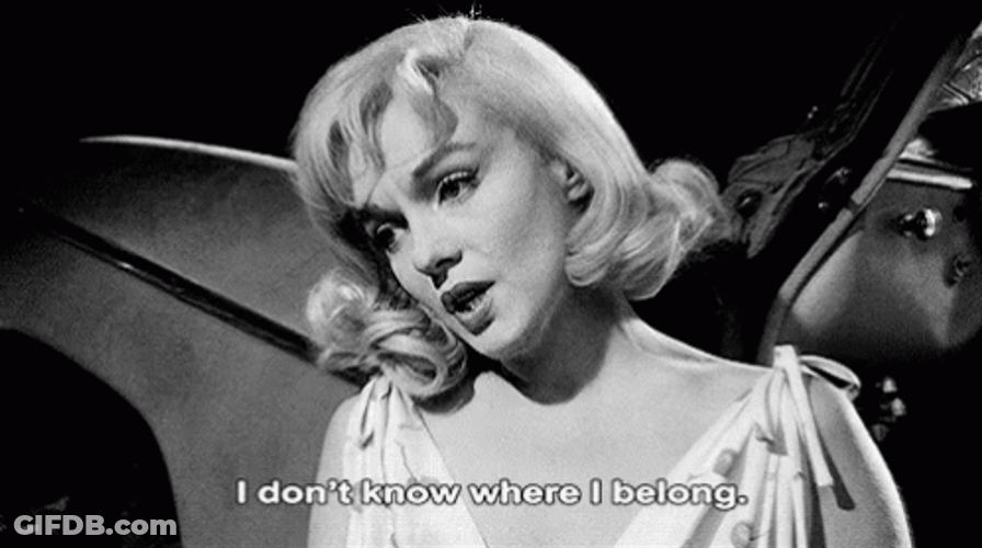 Marilyn Monroe Quotes Confused Classic Scene GIF