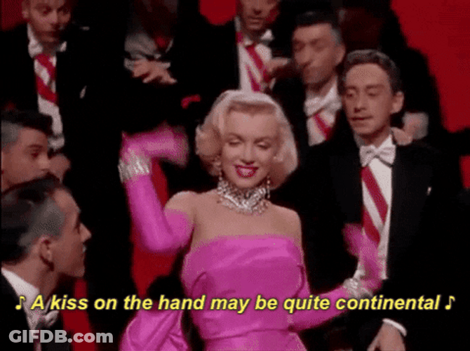 Marilyn Monroe Quotes Diamond Stage Performance GIF