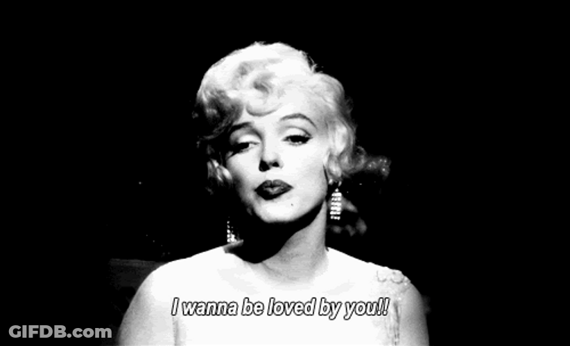 Marilyn Monroe Quotes Sensual Facial Expression GIF