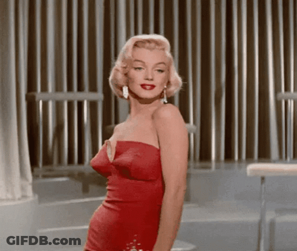 Marilyn Monroe Turnaround GIF
