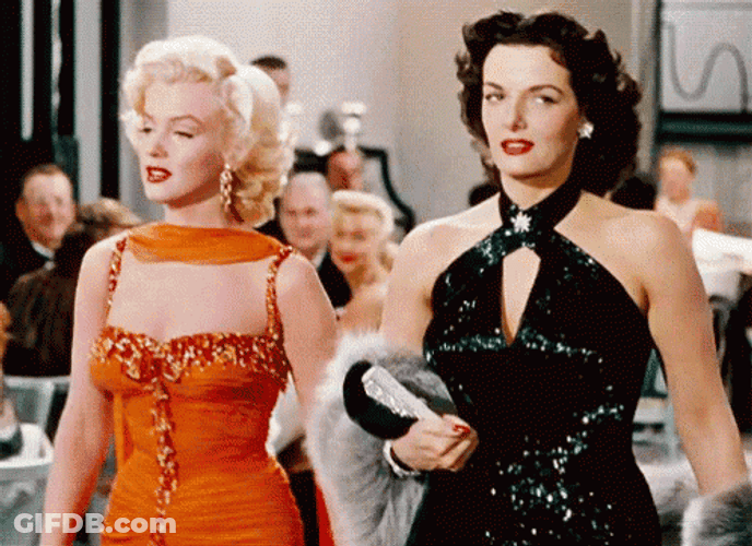 Marilyn Monroe Walking Like A Model GIF