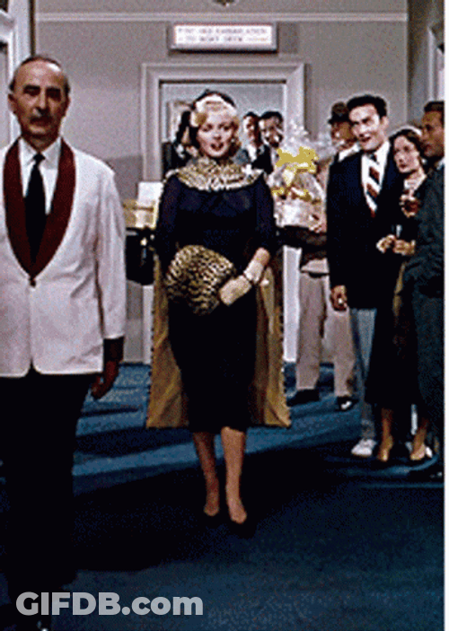 Marilyn Monroe Wearing A Classic Dress GIF