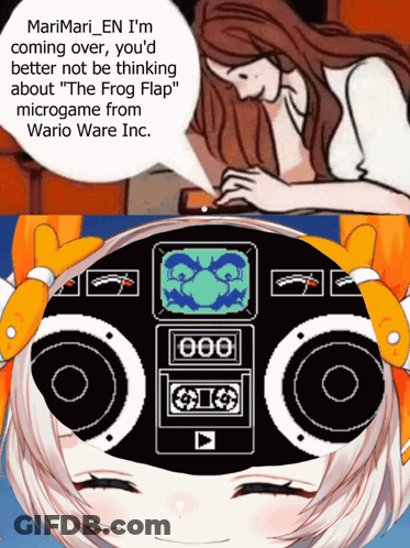 Marimari En Coming Over You Frog Flap GIF