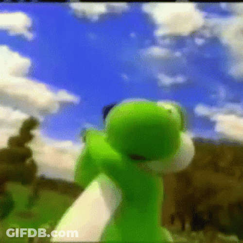 Marimo Dinosaur Hammer GIF