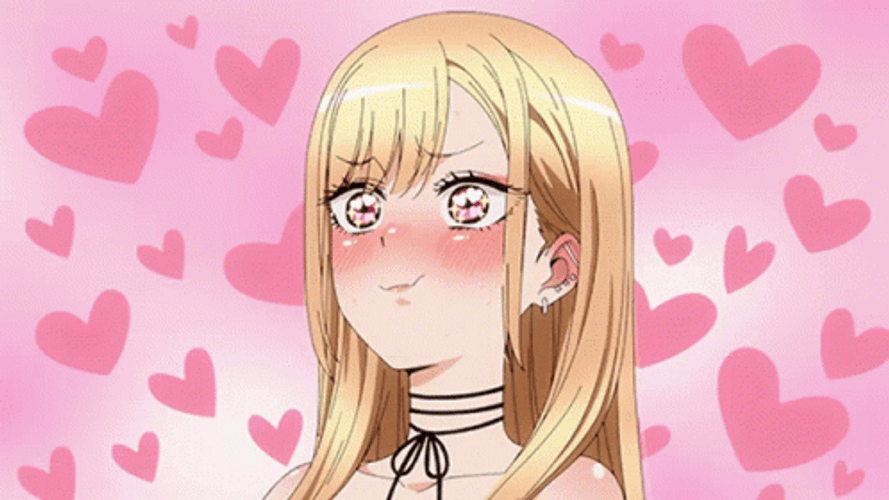 Marin Kitagawa Anime Eyes Valentines GIF