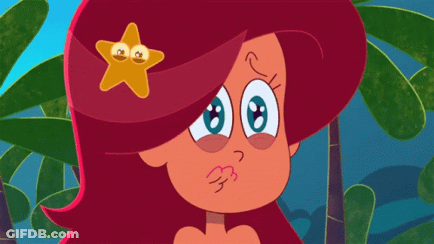 Marina Holding Tears Trying Not To Cry Animation GIF