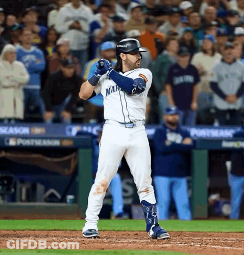 Mariners Baseball Player On Field GIF