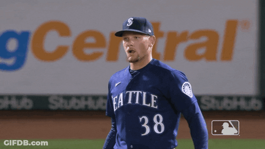 Mariners Player Get So Hype GIF