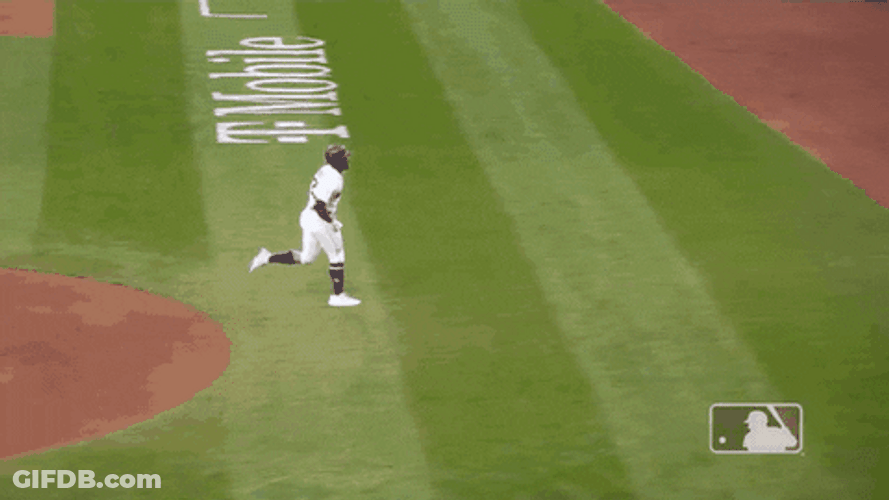 Mariners Player Running Back To The Beach GIF