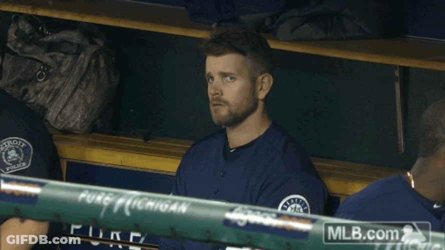 Mariners Player Sitting GIF