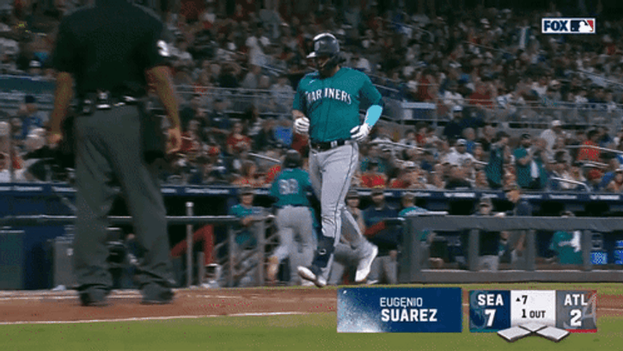 Mariners Win Thankful Eugenio Suarez GIF