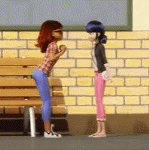 Marinette Giggly Miraculous Ladybug GIF