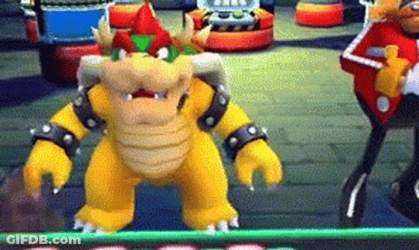 Mario And Sonic Bowser Olympic Games GIF
