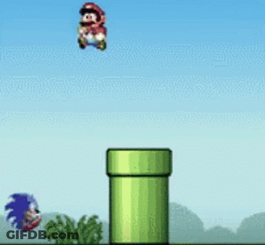 Mario And Sonic Flash Game GIF