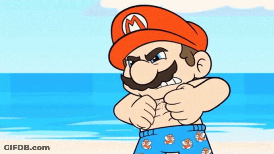 Mario And Sonic Summer Beach OOTD GIF