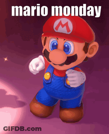 Mario Cartoon With Mario Monday GIF