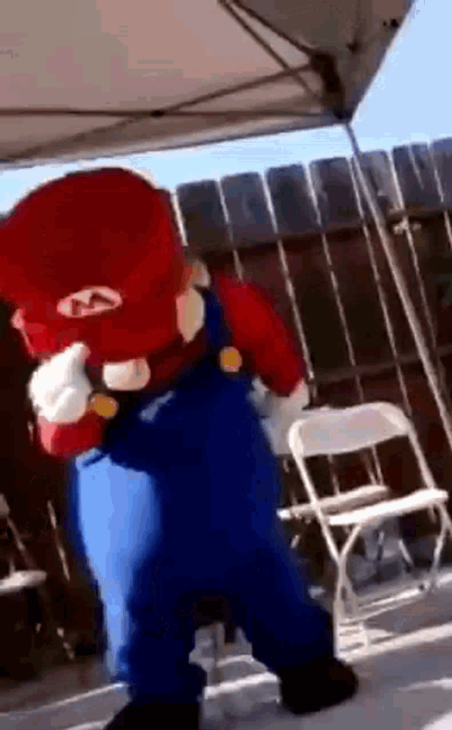 Mario Dance Moves GIF