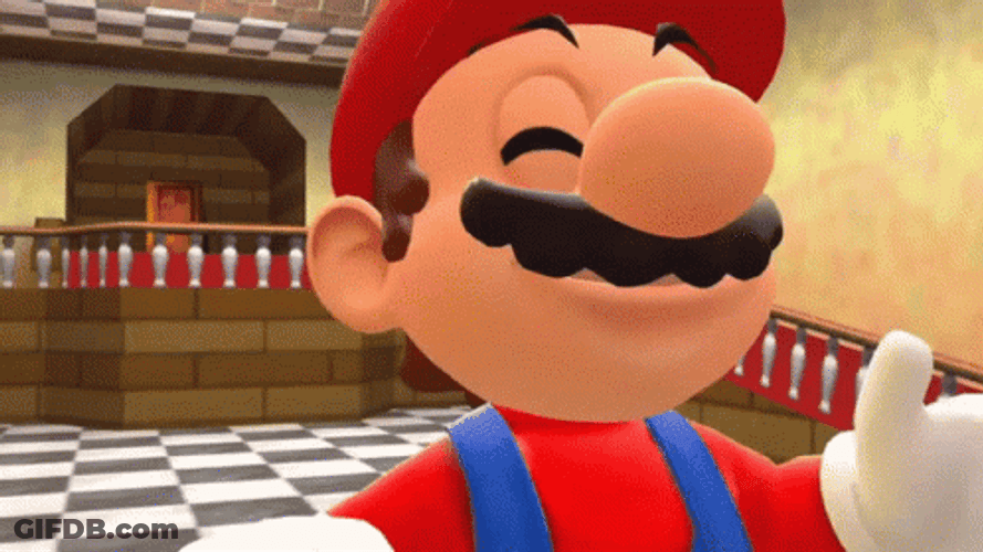 Mario Delete This In SMG4 GIF