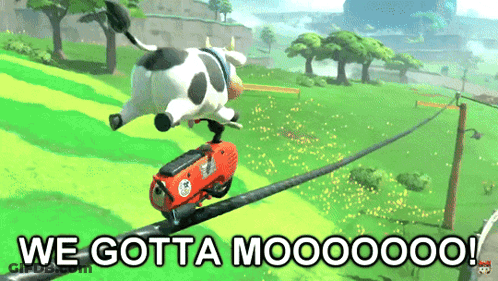 Mario Driving Car GIF