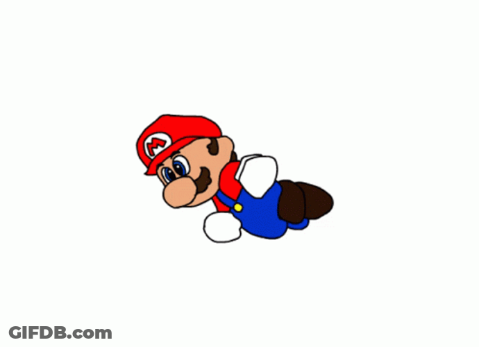 Mario Helicopter Spin Break Dancing GIF