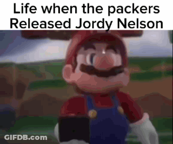 Mario Holding Nintendo Switch Life When The Packers Released Jordy Nelson GIF