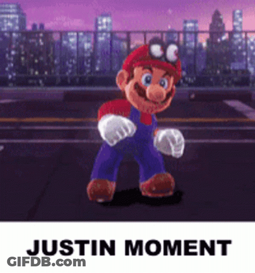 Mario Justin Moment Dancing GIF