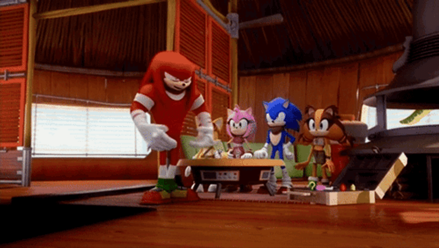 Mario Kart Knuckles Dancing GIF