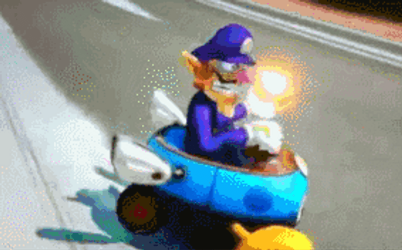 Mario Kart Luigi Death Stare GIF