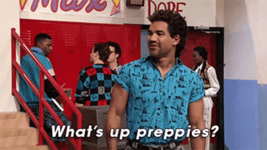 Mario Lopez Calling Preppy GIF