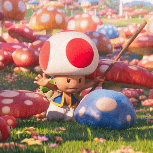Mario Movie Adorable Toad Oh Im Sorry GIF