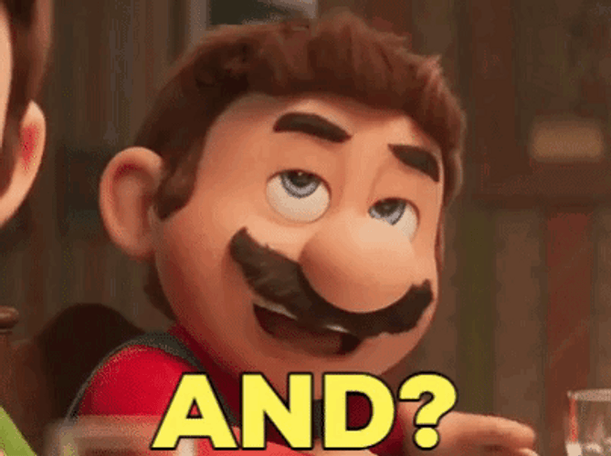 Mario Movie Unbothered Mario And GIF