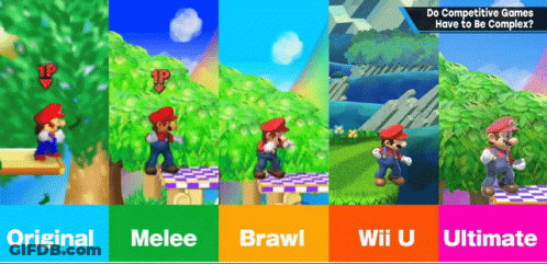 Mario Original Melee Brawl Wii U Ultimate GIF