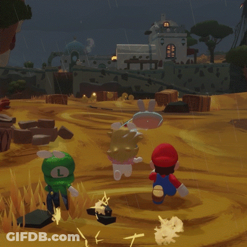 Mario Running In Different Places GIF