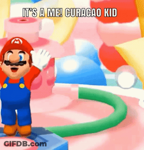 Mario Saying It's A Me Curaçao Kid GIF