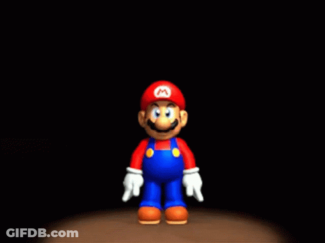 Mario Scattered Explosion Meme GIF