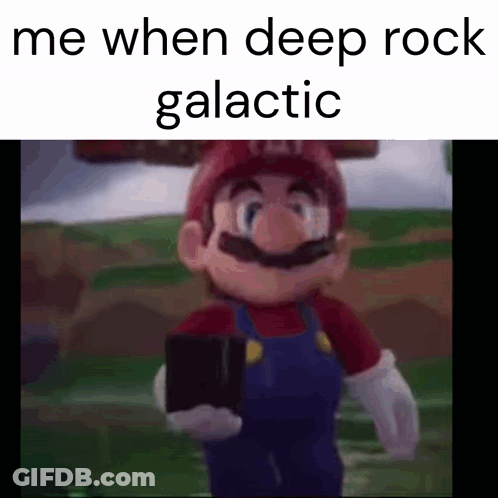 Mario Standing In Field Holding Book GIF
