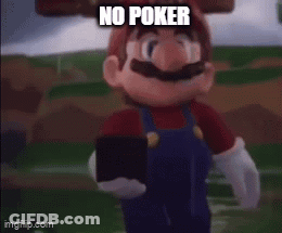Mario Taking Selfie No Poker GIF