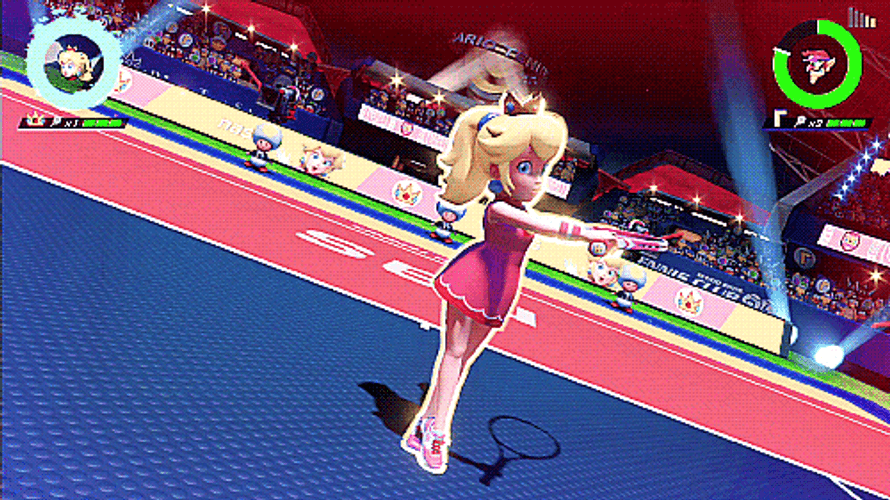 Mario Tennis Princess Peach GIF