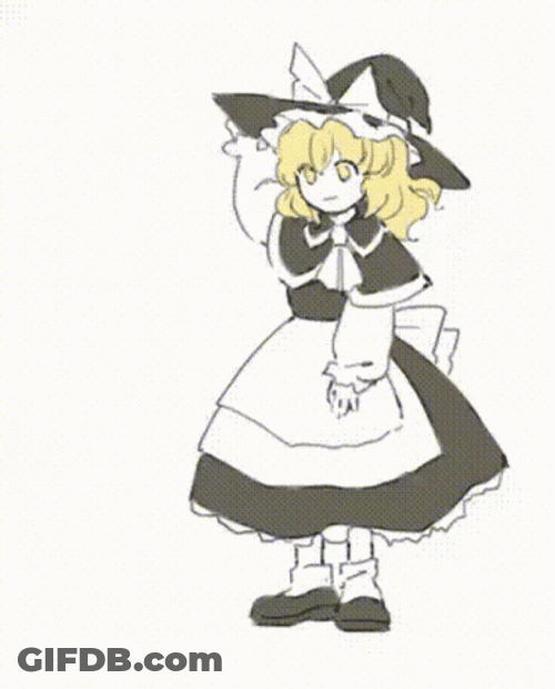 Marisa Kirisame Hats Off GIF