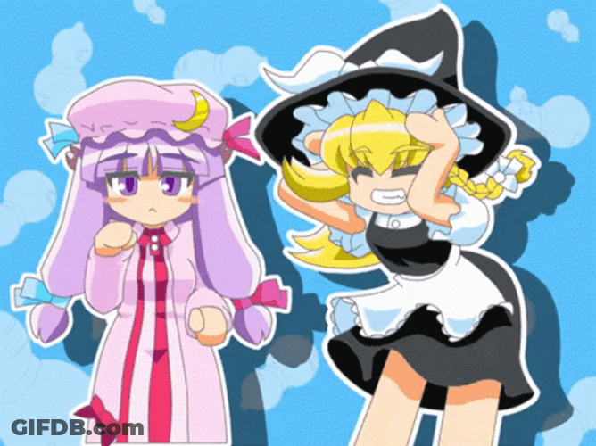 Marisa Kirisame Swaying Caramelldansen GIF