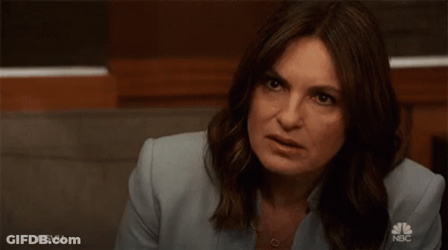 Mariska Hargitay As Captain Olivia Benson Taking Notes GIF