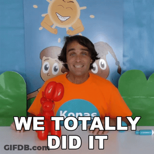 Mark Chernesky Did A Balloon Dog We Did It GIF