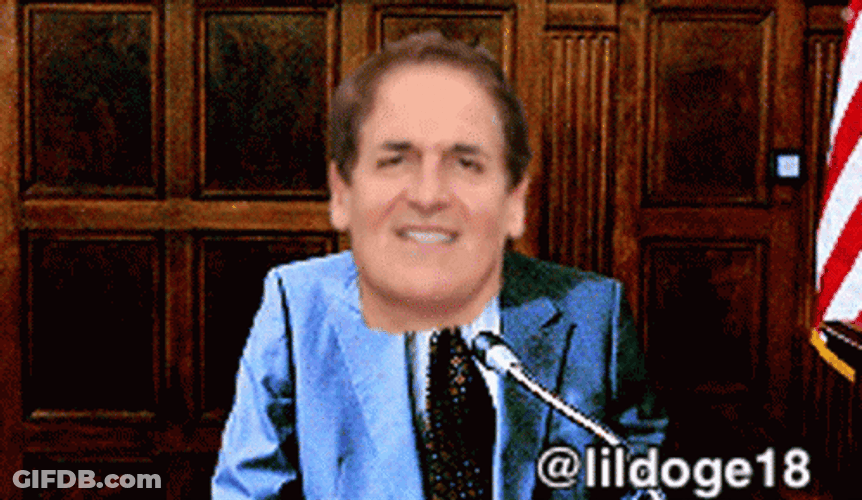 Mark Cuban Filter Face GIF