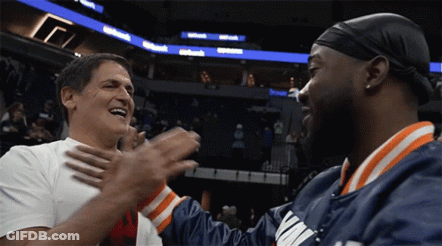 Mark Cuban Jidion Hug GIF