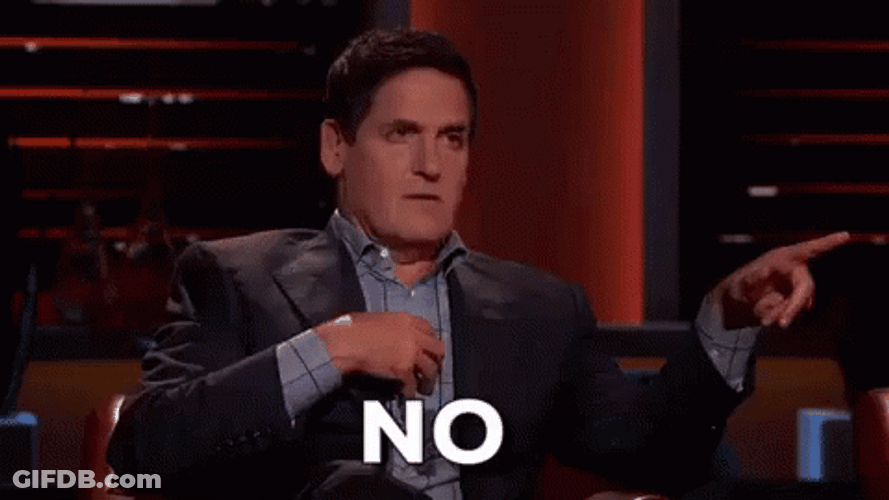 Mark Cuban Pointing No GIF