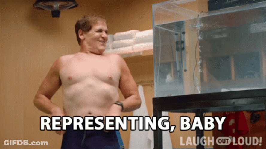 Mark Cuban Representing Baby GIF