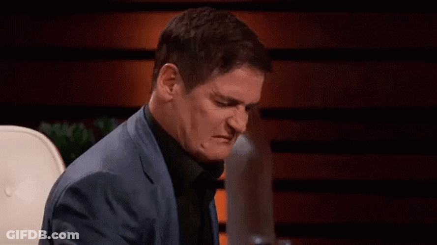 Mark Cuban Ugly Face Reaction GIF