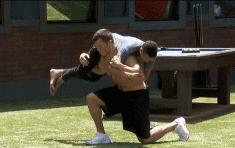 Mark Jansen Carry Guy Lunge GIF